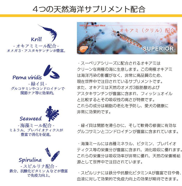 F4 フィッシュフォー スーペリア ウェイトコントロール【12kg(6kg×2)】