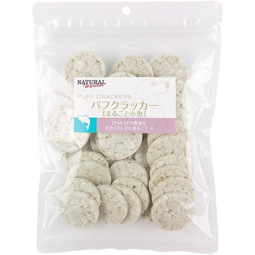 ナチュラルハーベスト パフクラッカー まるごと小魚 50g
