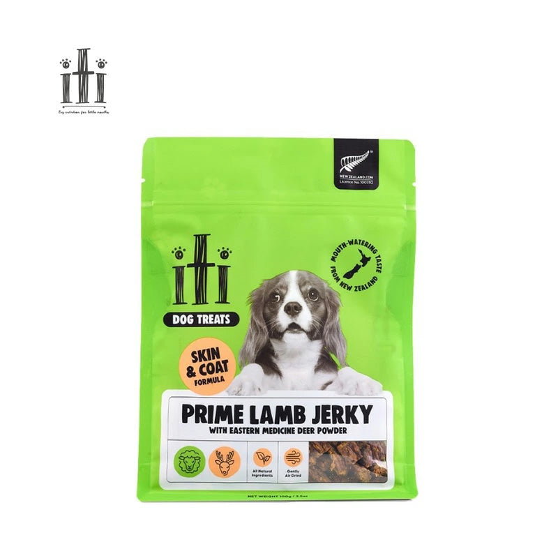 犬 おやつ iti ドッグトリーツ ラムジャーキー【皮膚・被毛ケア】100g