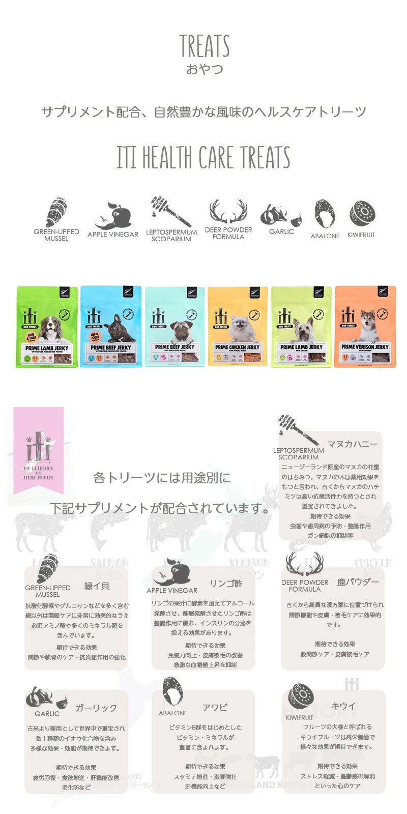 犬 おやつ iti ドッグトリーツ ビーフジャーキー【腸内ケア】100g