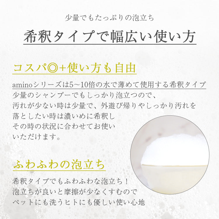 yomogi 超低刺激 ペットシャンプー 200ml ecoパック