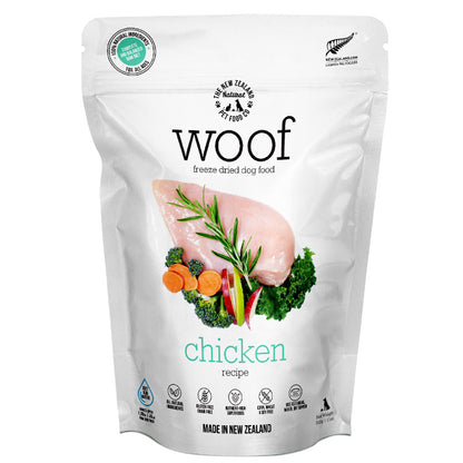 【メーカ欠品】woof ワフ フリーズドライドッグフード チキン【280g】（全年齢用）